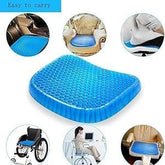 Egg Silicone Honeycomb Seat Cushion with Breathable Cover for Office, Car, Wheelchair & Home Use